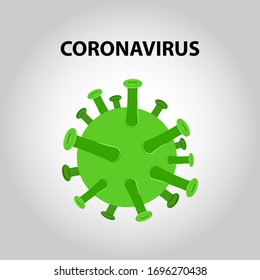 Concept of Icon of Stopping Coronavirus. Coronavirus global spread. Prevention ilustration of corona virus. Corona Virus in Wuhan, China.  