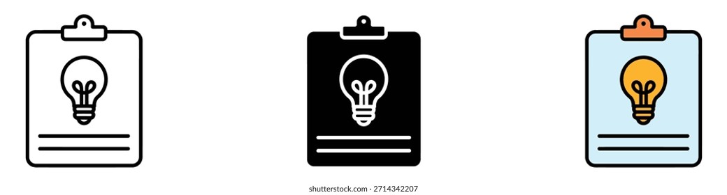 Concept icon vector. brainstorming sessions and creative project management symbol. vector illustration.