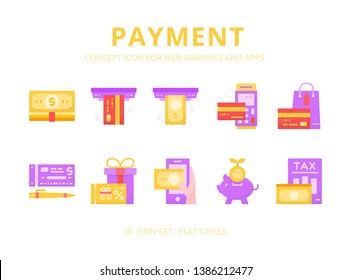 
Concept icons set ready to use for webpage , logo , printing , social media posts etc.