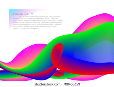 Concept and idea abstract color line and shape with color shade background. vector EPS10