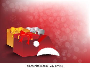 Concept and idea Christmas collection background. Vector EPS10