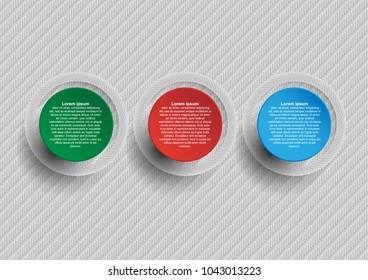 Concept and idea circle infographic with abstract background. Vector EPS10