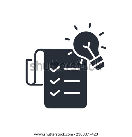 concept idea icon. vector.Editable stroke.linear style sign for use web design,logo.Symbol illustration.