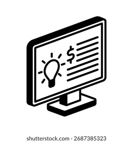 Konzept Idee Mini Illustration Isometrisches Symbol. Für moderne Konzeption, Print, UI, UX-Kit, Web- und App-Entwicklung. Vektor mit Bezug zu Markt, Geschäft, Finanzen