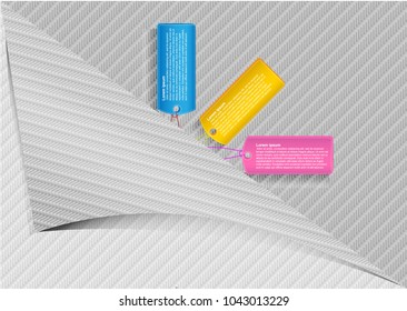 Concept and idea price tag infographic with abstract background. Vector EPS10