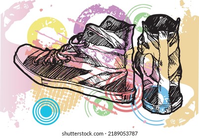 Concept illustration backgrounds graphics conceptual art