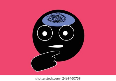 ilustración conceptual de rostros confusos en la toma de decisiones