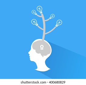 
Concept illustration of a Creativity