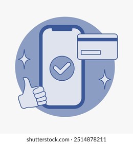 Concept illustration for mobile transactions 