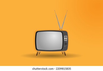 Concept image of a TV made by Illustrator.