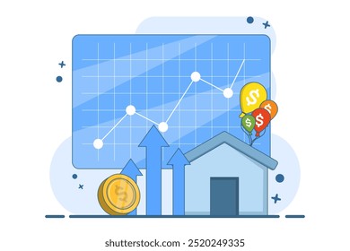 The concept of inflation in economics. Goods and services become more expensive. Food prices rise. Loss of purchasing power, rising consumer prices, currency depreciation, financial crisis.