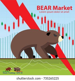 Concept of inforgraphic trading stock market - vector illustration Eps 10.