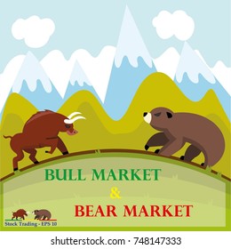 Concept of inforgraphic trading stock market - vector illustration Eps 10.