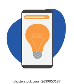 Concept of innovation and ideas, vector illustration