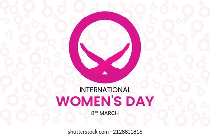 concept for international women’s day 2022. abstract women's day concept