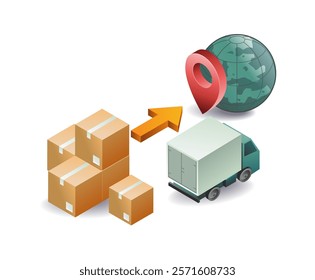 The concept of international parcel delivery