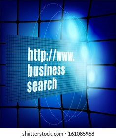 concept of Internet business. Vector illustration.