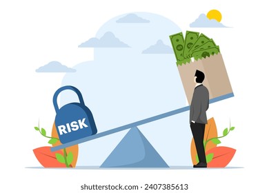 the concept of investing with a high risk of return, balanced with a large risk load resulting in a rich box of dollar rewards. investors stake securities and investment assets to earn high rewards.