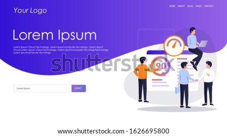 the concept of isometric flat illustration shake hands because agreed