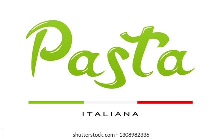 Concept Italian Pasta Spaghetti Logo Design Stock Vector (Royalty Free ...