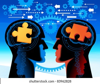 the concept of joint work.The solution of complex tasks of