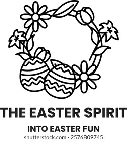 Concept of joy and celebration as it is associated with the Easter holiday