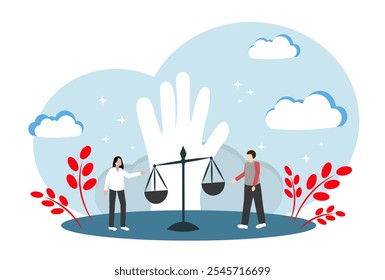  Concept of justice and divorce process. Law, lawyer