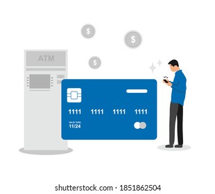 Concept landing page credit card payment