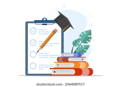 concept of learning, Education and Personal Development. Different people are involved in the educational process. training, seminars, back to school, online courses. reading books, knowledge, study.