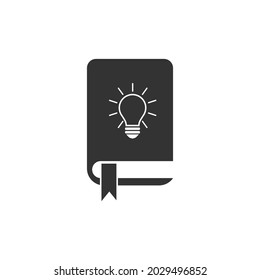 Concept of Learning and idea. Book icon. Vector illustration