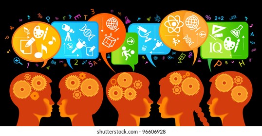 the concept of the learning process of children