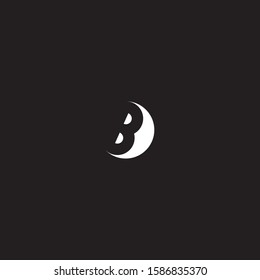 The concept of the letter B logo by combining with the shape of the moon. The logo is simple, unique and easy to remember.