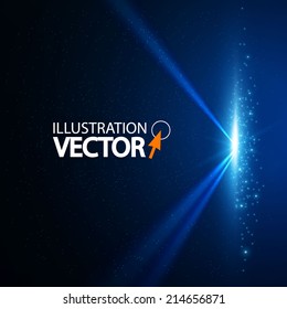 Concept light. Vector illustration