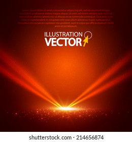Concept light. Vector illustration