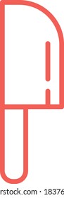 navaja de iconos de línea de concepto para web