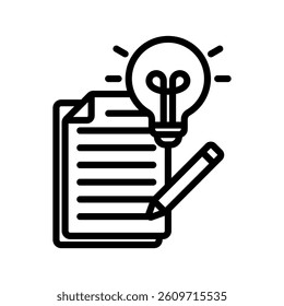 Concept Line Vector Illustration On White Background.