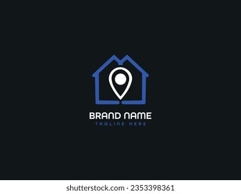 Concept of location logo Design