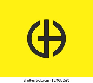 Concept Logo Combination Letter G + H