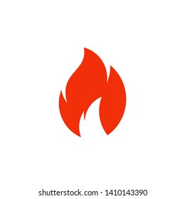 the concept of logo design fire