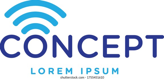 señal de diseño de logotipo Internet WIFI WIFI