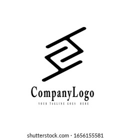 diseño de la fuente del logotipo de concepto H
