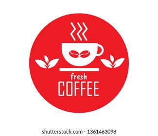 Concept of Logo and Icon Design for Cafe, Restaurant, Coffee Bar, Coffee Icon