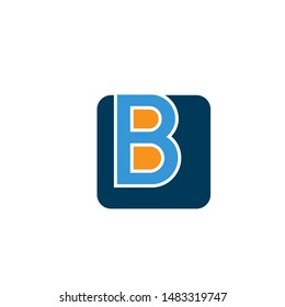 concept logo with letter B
