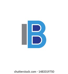 concept logo with letter B