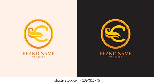 the concept of the logo letter C
