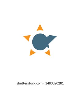 concept logo with letter C