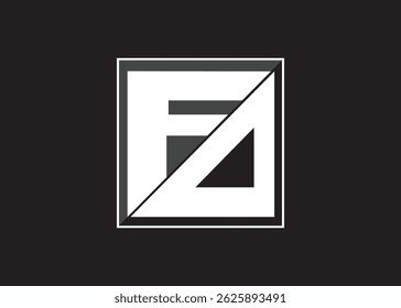 Concept logo of Letter F and A, Vector illustration