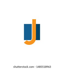 concept logo with letter J