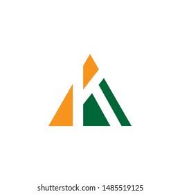 concept logo with letter K