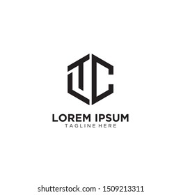 the concept of the logo letter L letter T and letter C